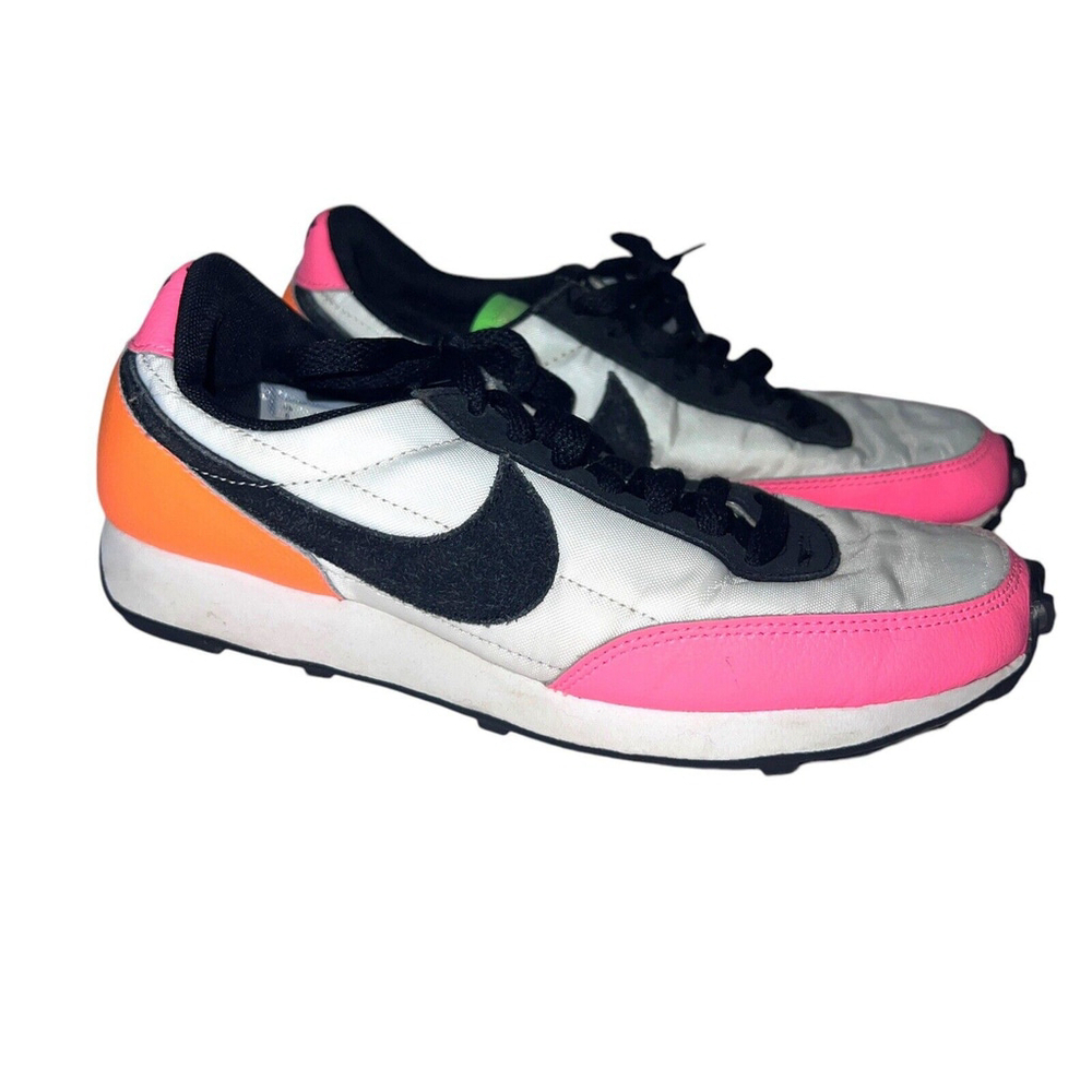 Nike Women's Daybreak Sneakers Size 6 Neon White Pink Orange Green Streetwear
